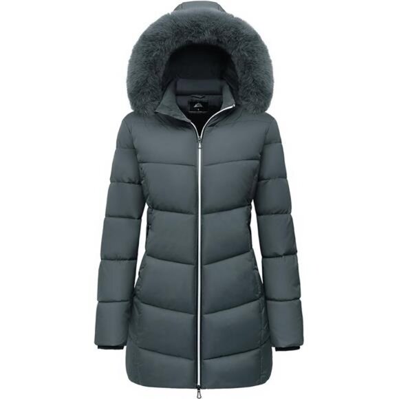 Women's Winter Windproof Warm Down Coats Waterproof Thicken Hooded